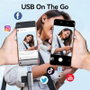 Vention Adaptador OTG USB 3.1 CUBH0 USB Tipo-C Macho a USB Hembra Azul
